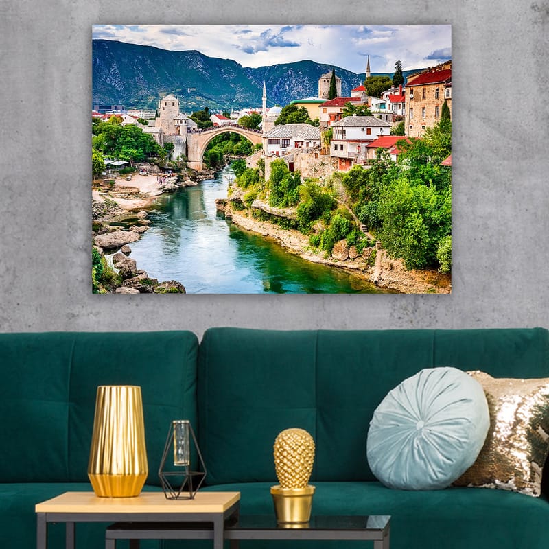 Dekorativ Canvasbillede 70x100 cm - Flerfarvet - Boligtilbehør - Billeder & kunst - Billeder på lærred