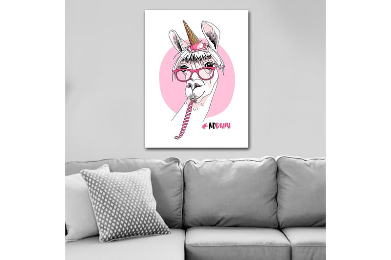 Dekorativ Canvasbillede 70x100 cm - Flerfarvet - Boligtilbehør - Billeder & kunst - Billeder på lærred