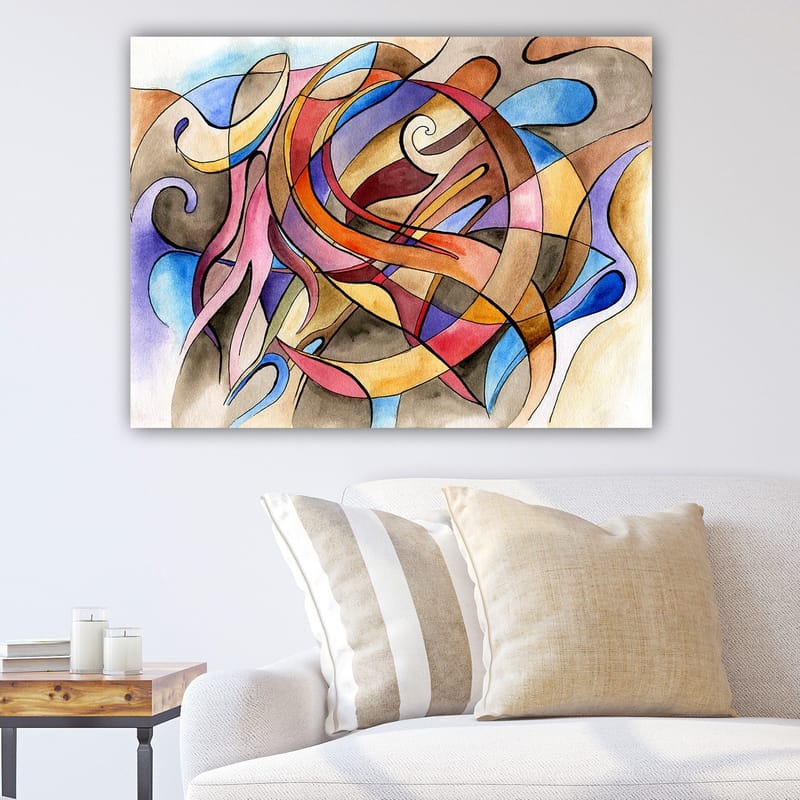 Dekorativ Canvasbillede 70x100 cm - Flerfarvet - Boligtilbehør - Billeder & kunst - Billeder på lærred