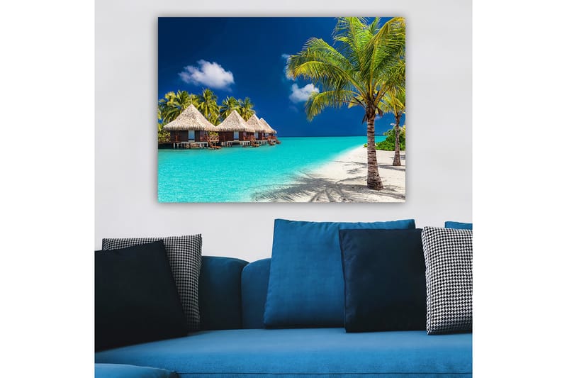 Dekorativ Canvasbillede 70x100 cm - Flerfarvet - Boligtilbehør - Billeder & kunst - Billeder på lærred