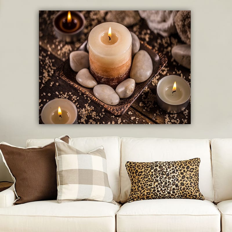 Dekorativ Canvasbillede 70x100 cm - Flerfarvet - Boligtilbehør - Billeder & kunst - Billeder på lærred