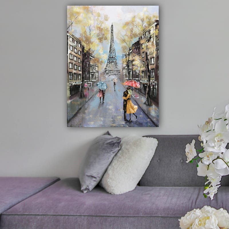 Dekorativ Canvasbillede 70x100 cm - Flerfarvet - Boligtilbehør - Billeder & kunst - Billeder på lærred
