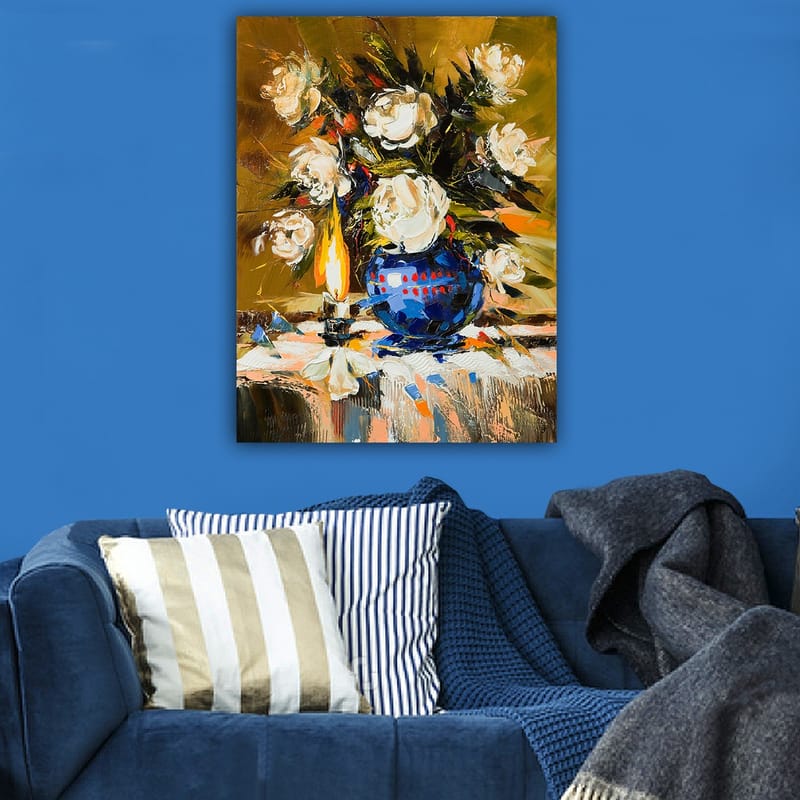 Dekorativ Canvasbillede 70x100 cm - Flerfarvet - Boligtilbehør - Billeder & kunst - Billeder på lærred