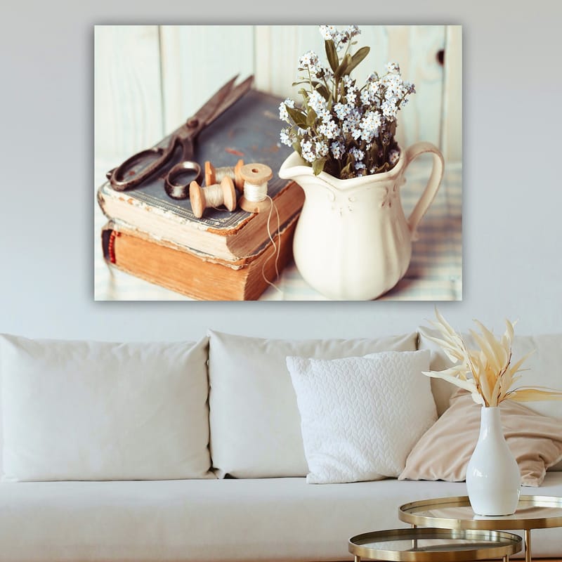 Dekorativ Canvasbillede 70x100 cm - Flerfarvet - Boligtilbehør - Billeder & kunst - Billeder på lærred
