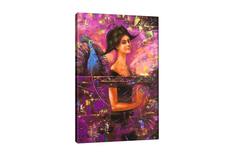 Dekorativ Canvasbillede 70x100 cm - Flerfarvet - Boligtilbehør - Billeder & kunst - Billeder på lærred