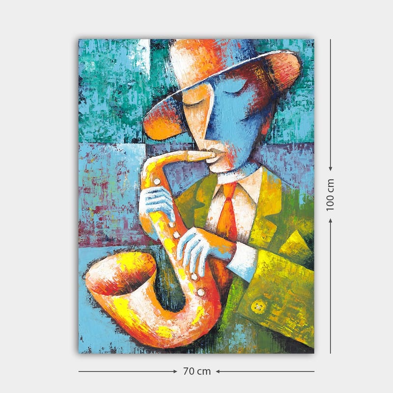 Dekorativ Canvasbillede 70x100 cm - Flerfarvet - Boligtilbehør - Billeder & kunst - Billeder på lærred