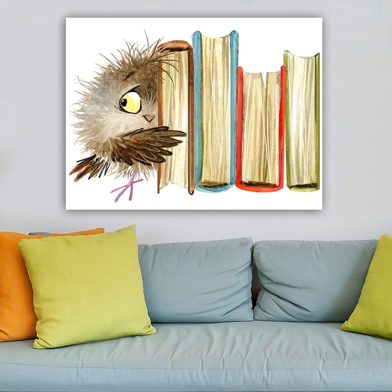 Dekorativ Canvasbillede 70x100 cm - Flerfarvet - Boligtilbehør - Billeder & kunst - Billeder på lærred