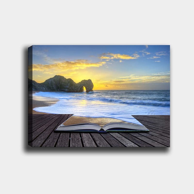 Dekorativ Canvasbillede 70x100 cm - Flerfarvet - Boligtilbehør - Billeder & kunst - Billeder på lærred