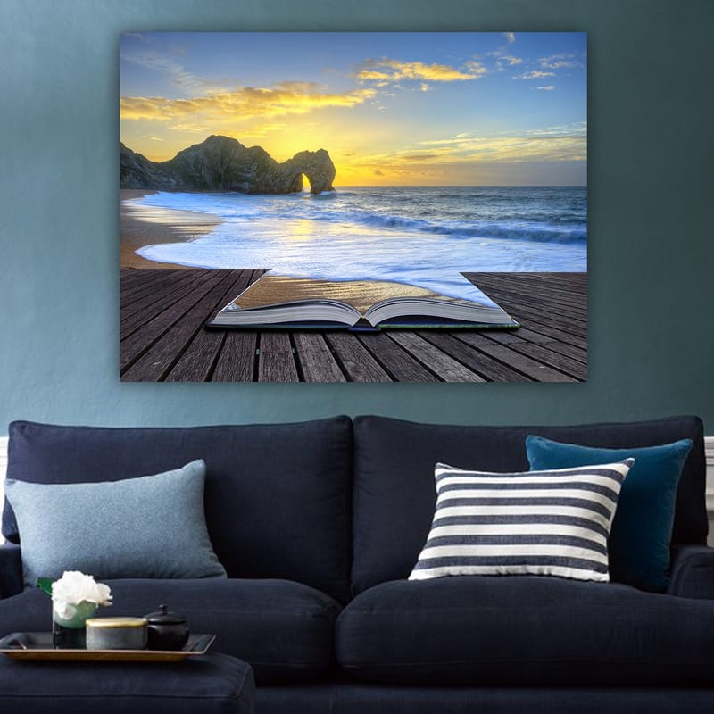 Dekorativ Canvasbillede 70x100 cm - Flerfarvet - Boligtilbehør - Billeder & kunst - Billeder på lærred