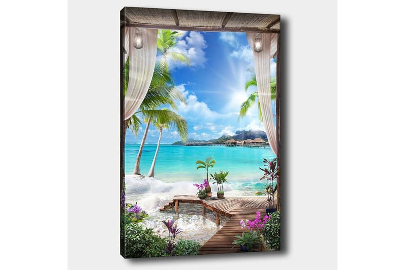 Dekorativ Canvasbillede 70x100 cm - Flerfarvet - Boligtilbehør - Billeder & kunst - Billeder på lærred