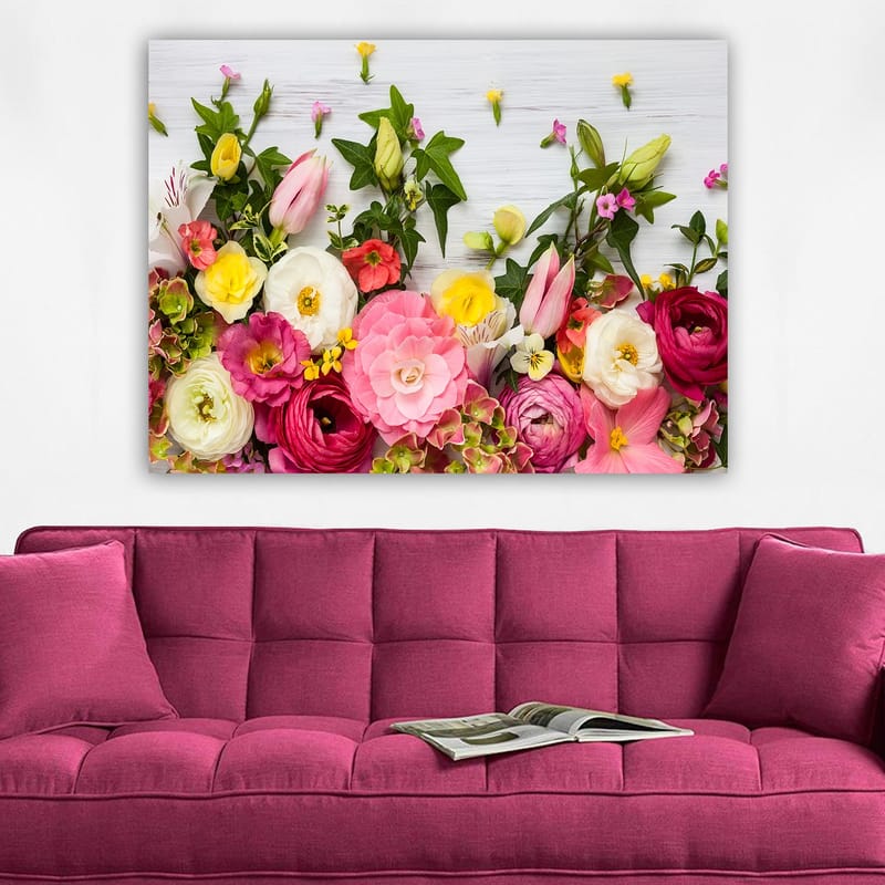 Dekorativ Canvasbillede 70x100 cm - Flerfarvet - Boligtilbehør - Billeder & kunst - Billeder på lærred