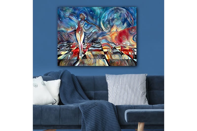 Dekorativ Canvasbillede 70x100 cm - Flerfarvet - Boligtilbehør - Billeder & kunst - Billeder på lærred