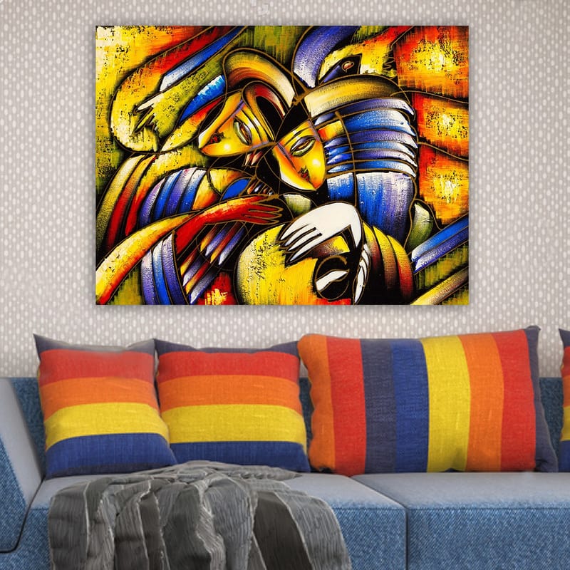 Dekorativ Canvasbillede 70x100 cm - Flerfarvet - Boligtilbehør - Billeder & kunst - Billeder på lærred