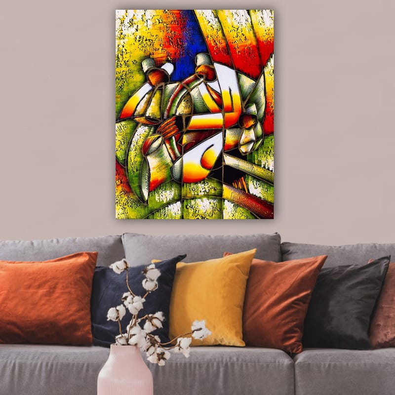 Dekorativ Canvasbillede 70x100 cm - Flerfarvet - Boligtilbehør - Billeder & kunst - Billeder på lærred