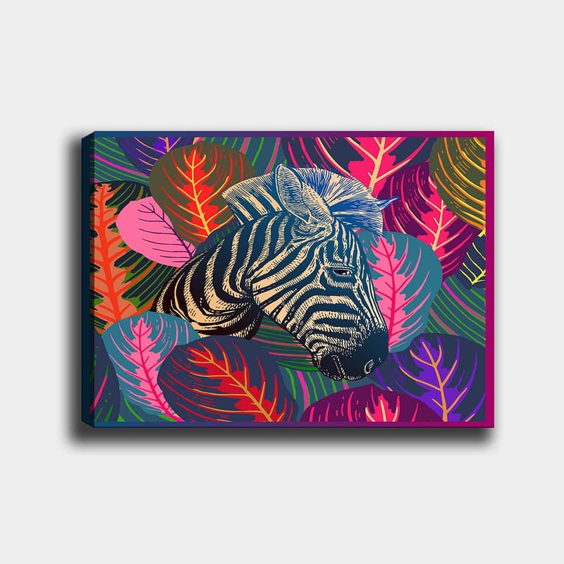 Dekorativ Canvasbillede 70x100 cm - Flerfarvet - Boligtilbehør - Billeder & kunst - Billeder på lærred
