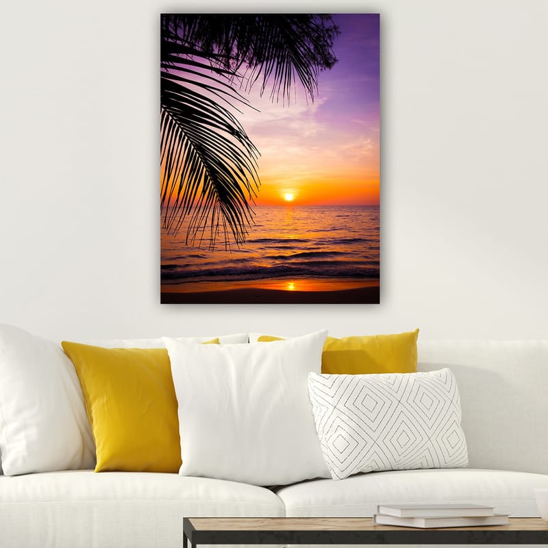 Dekorativ Canvasbillede 70x100 cm - Flerfarvet - Boligtilbehør - Billeder & kunst - Billeder på lærred