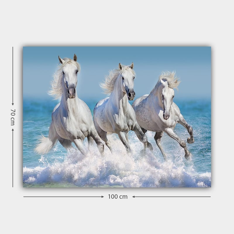 Dekorativ Canvasbillede 70x100 cm - Flerfarvet - Boligtilbehør - Billeder & kunst - Billeder på lærred