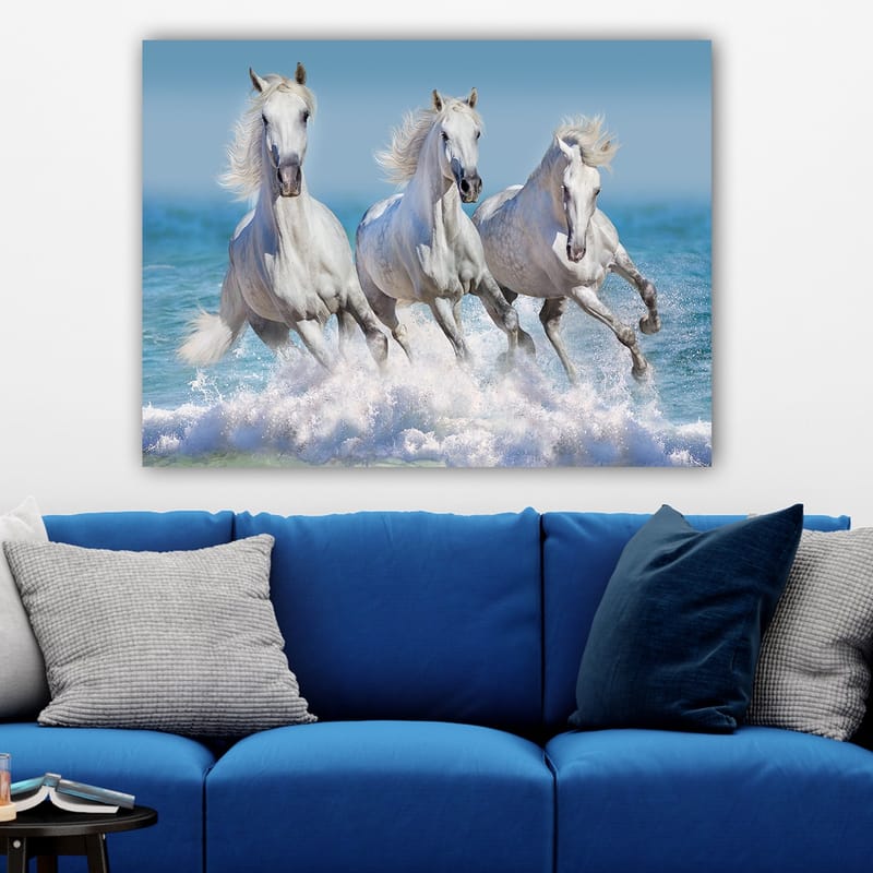 Dekorativ Canvasbillede 70x100 cm - Flerfarvet - Boligtilbehør - Billeder & kunst - Billeder på lærred