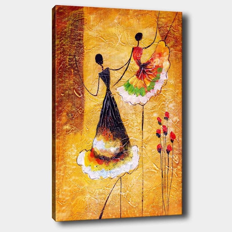 Dekorativ Canvasbillede 70x100 cm - Flerfarvet - Boligtilbehør - Billeder & kunst - Billeder på lærred