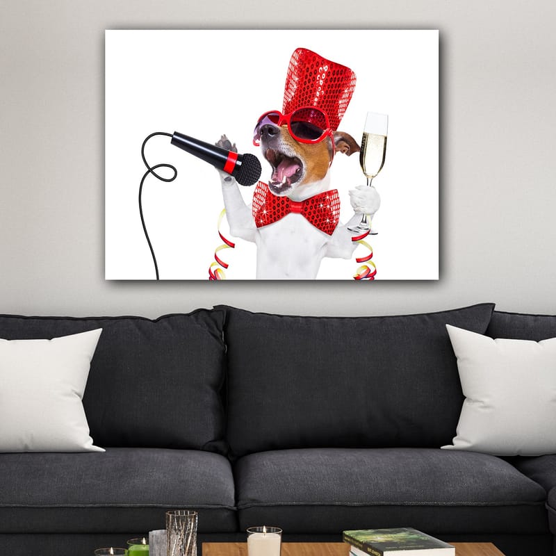 Dekorativ Canvasbillede 70x100 cm - Flerfarvet - Boligtilbehør - Billeder & kunst - Billeder på lærred
