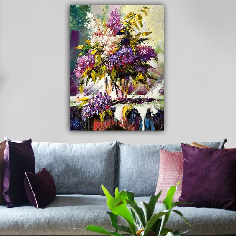 Dekorativ Canvasbillede 70x100 cm - Flerfarvet - Boligtilbehør - Billeder & kunst - Billeder på lærred
