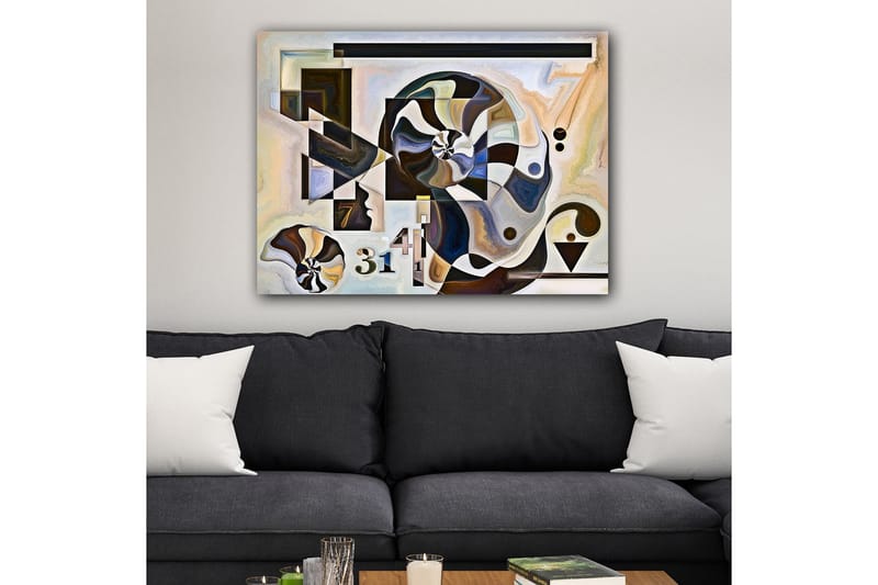 Dekorativ Canvasbillede 70x100 cm - Flerfarvet - Boligtilbehør - Billeder & kunst - Billeder på lærred