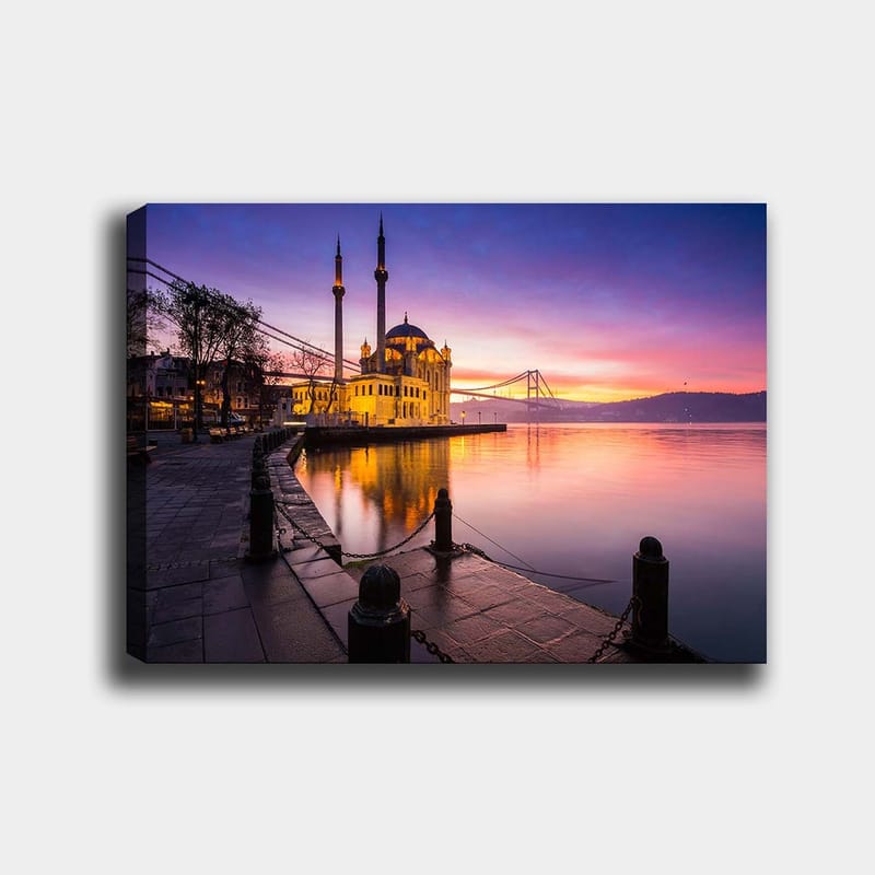 Dekorativ Canvasbillede 70x100 cm - Flerfarvet - Boligtilbehør - Billeder & kunst - Billeder på lærred