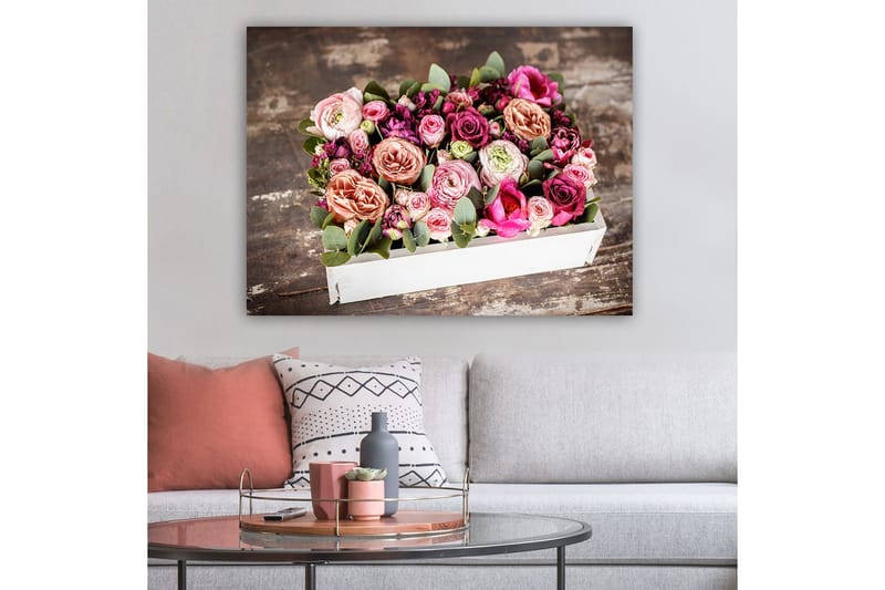 Dekorativ Canvasbillede 70x100 cm - Flerfarvet - Boligtilbehør - Billeder & kunst - Billeder på lærred