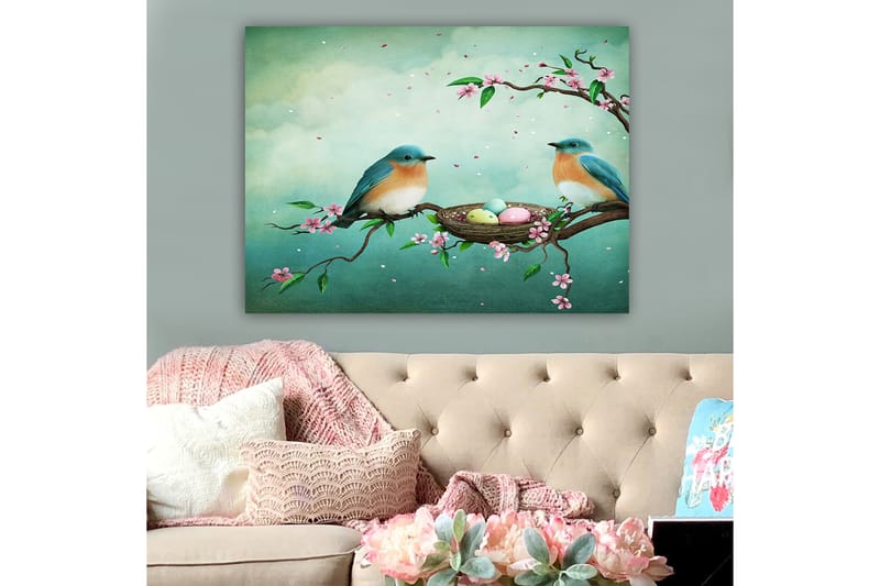 Dekorativ Canvasbillede 70x100 cm - Flerfarvet - Boligtilbehør - Billeder & kunst - Billeder på lærred