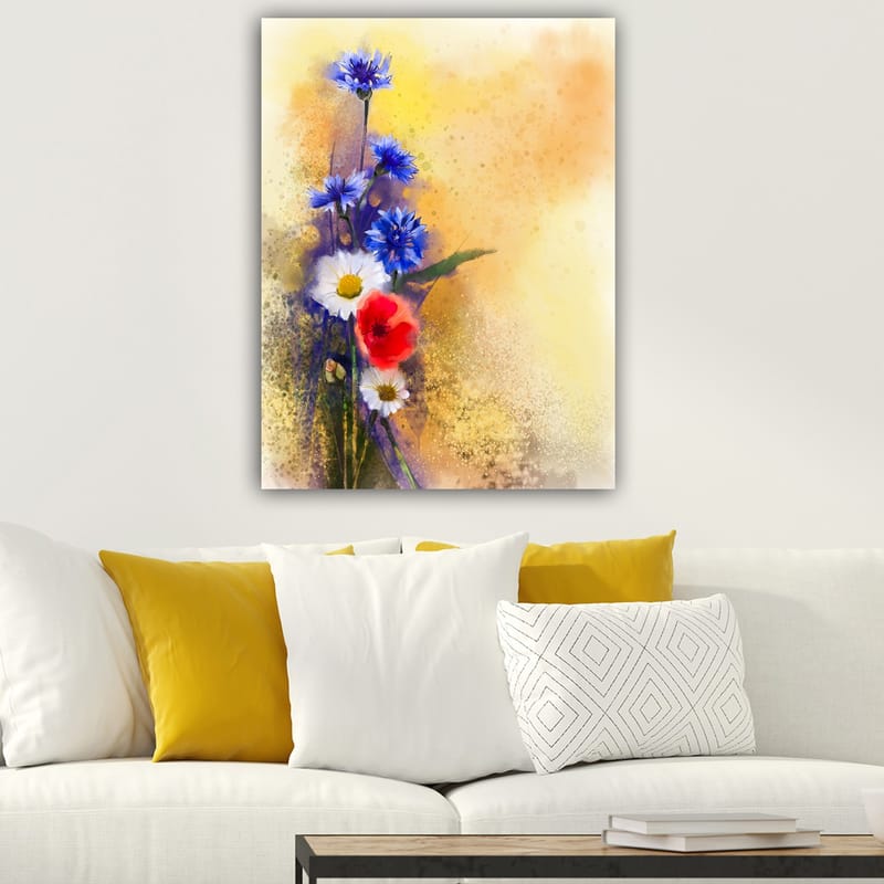 Dekorativ Canvasbillede 70x100 cm - Flerfarvet - Boligtilbehør - Billeder & kunst - Billeder på lærred