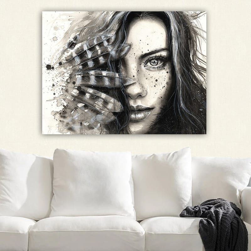 Dekorativ Canvasbillede 70x100 cm - Flerfarvet - Boligtilbehør - Billeder & kunst - Billeder på lærred