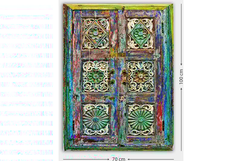 Dekorativ Canvasbillede 70x100 cm - Flerfarvet - Boligtilbehør - Billeder & kunst - Billeder på lærred