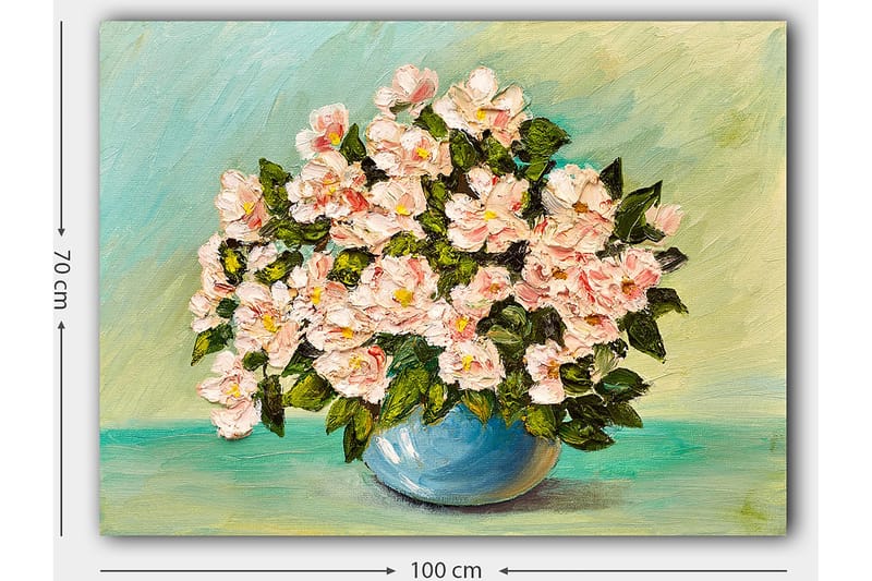 Dekorativ Canvasbillede 70x100 cm - Flerfarvet - Boligtilbehør - Billeder & kunst - Billeder på lærred