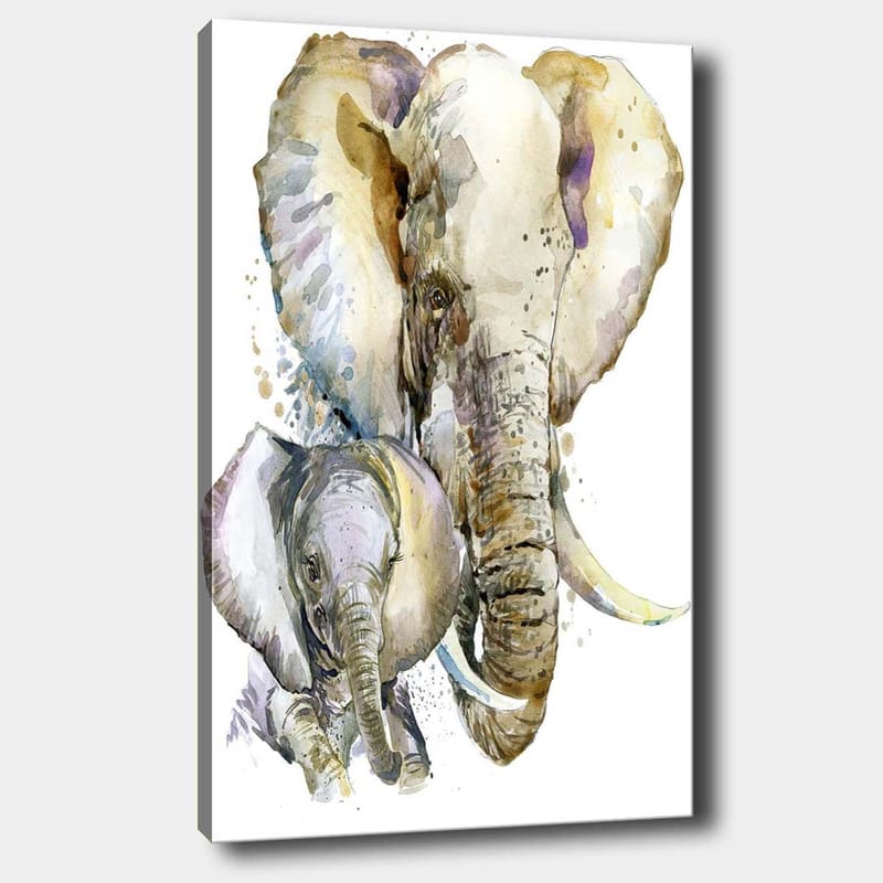 Dekorativ Canvasbillede 70x100 cm - Flerfarvet - Boligtilbehør - Billeder & kunst - Billeder på lærred