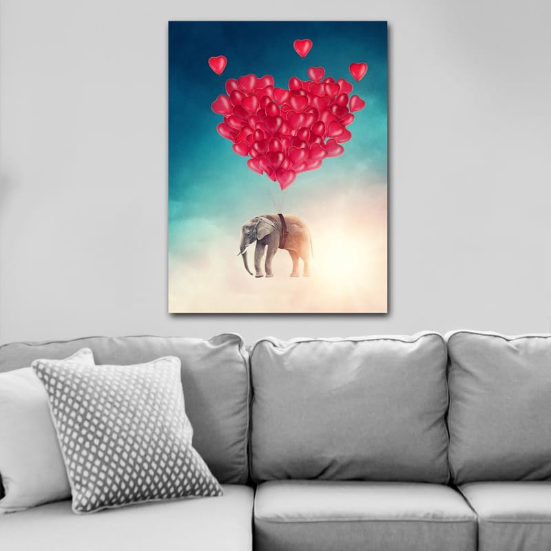 Dekorativ Canvasbillede 70x100 cm - Flerfarvet - Boligtilbehør - Billeder & kunst - Billeder på lærred