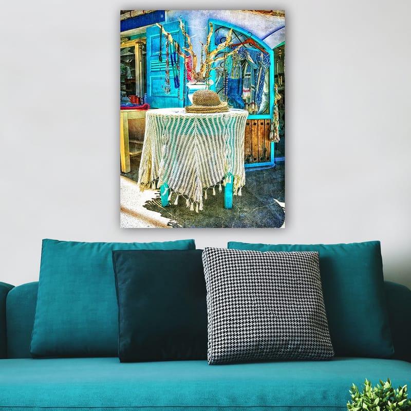 Dekorativ Canvasbillede 70x100 cm - Flerfarvet - Boligtilbehør - Billeder & kunst - Billeder på lærred