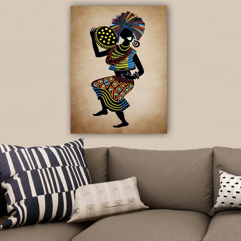 Dekorativ Canvasbillede 70x100 cm - Flerfarvet - Boligtilbehør - Billeder & kunst - Billeder på lærred