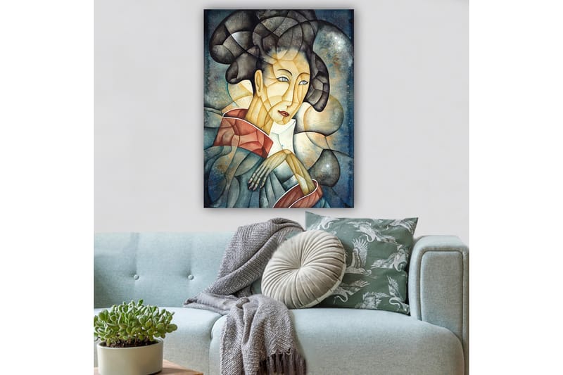 Dekorativ Canvasbillede 70x100 cm - Flerfarvet - Boligtilbehør - Billeder & kunst - Billeder på lærred