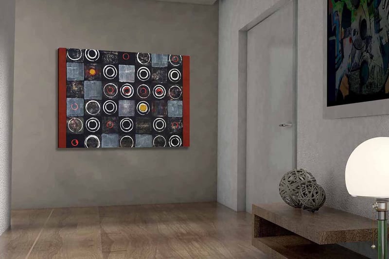 Dekorativ Canvasbillede 70x100 cm - Flerfarvet - Boligtilbehør - Billeder & kunst - Billeder på lærred