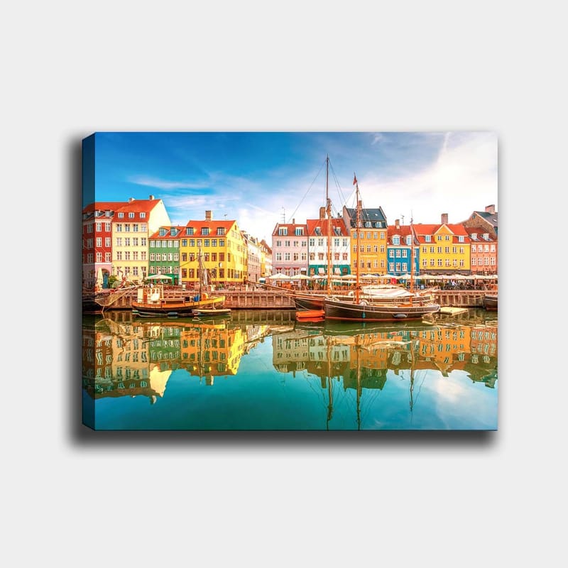 Dekorativ Canvasbillede 70x100 cm - Flerfarvet - Boligtilbehør - Billeder & kunst - Billeder på lærred