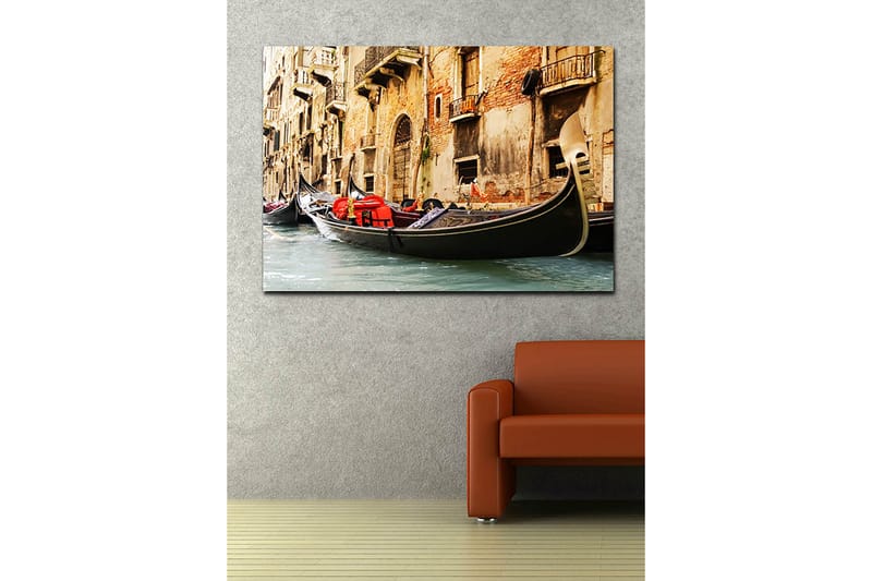 Dekorativ Canvasbillede 70x100 cm - Flerfarvet - Boligtilbehør - Billeder & kunst - Billeder på lærred