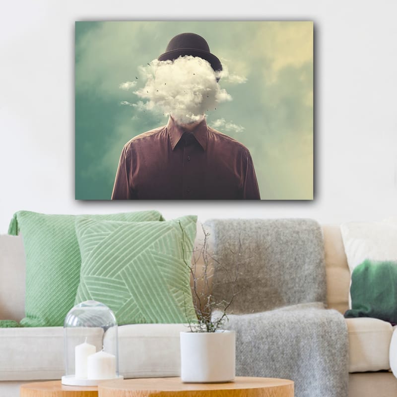 Dekorativ Canvasbillede 70x100 cm - Flerfarvet - Boligtilbehør - Billeder & kunst - Billeder på lærred