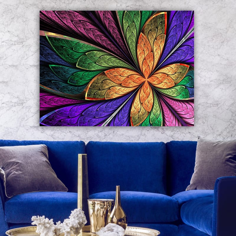 Dekorativ Canvasbillede 70x100 cm - Flerfarvet - Boligtilbehør - Billeder & kunst - Billeder på lærred
