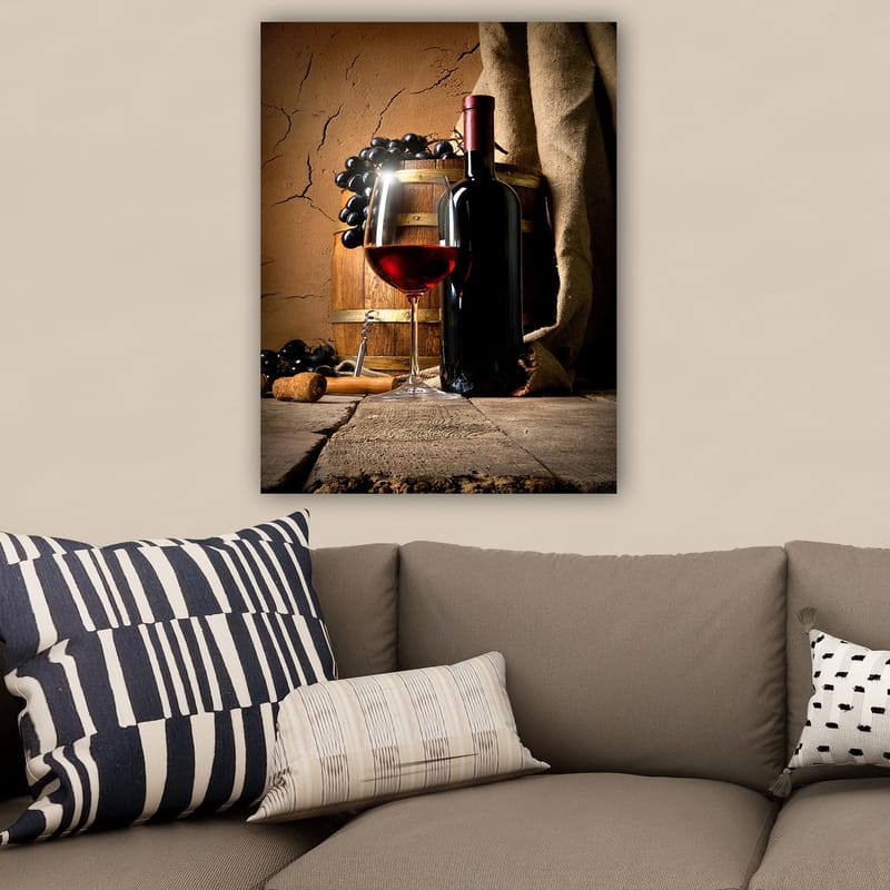 Dekorativ Canvasbillede 70x100 cm - Flerfarvet - Boligtilbehør - Billeder & kunst - Billeder på lærred