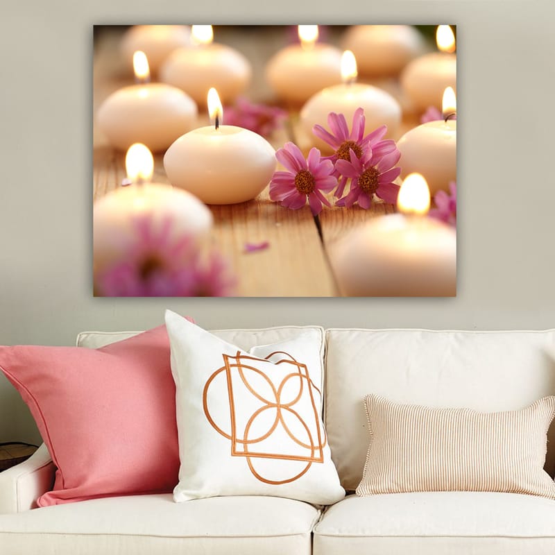 Dekorativ Canvasbillede 70x100 cm - Flerfarvet - Boligtilbehør - Billeder & kunst - Billeder på lærred