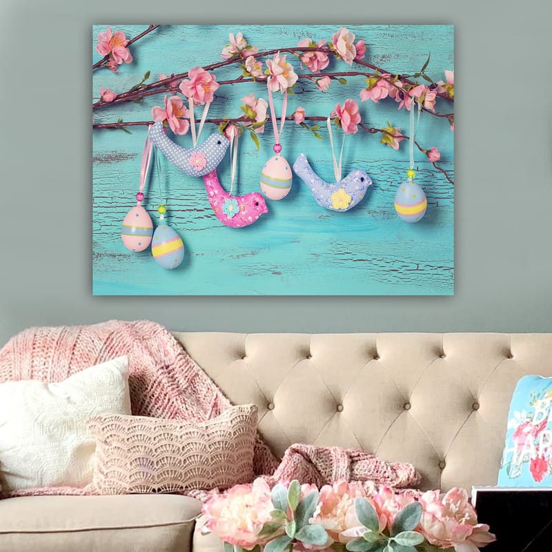 Dekorativ Canvasbillede 70x100 cm - Flerfarvet - Boligtilbehør - Billeder & kunst - Billeder på lærred