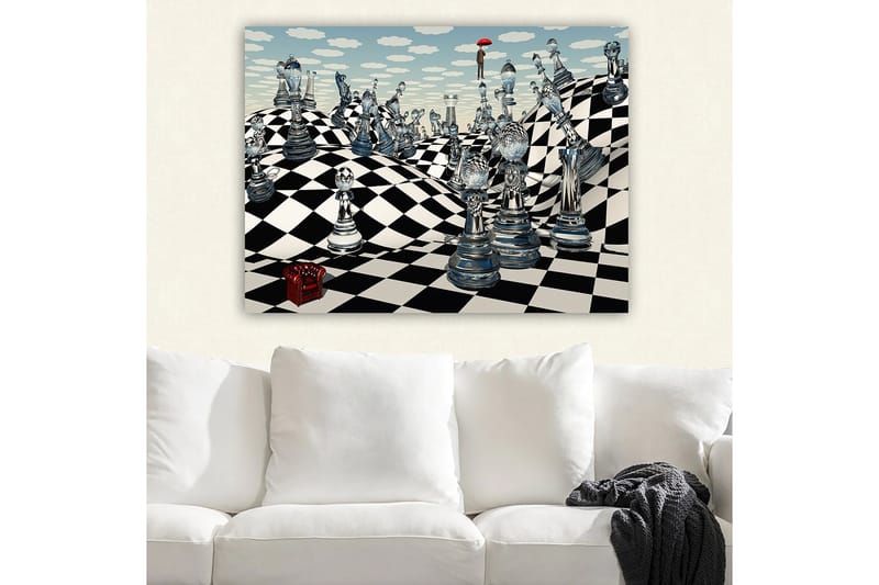 Dekorativ Canvasbillede 70x100 cm - Flerfarvet - Boligtilbehør - Billeder & kunst - Billeder på lærred
