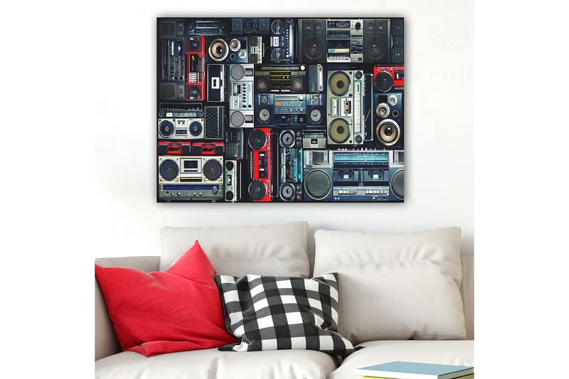 Dekorativ Canvasbillede 70x100 cm - Flerfarvet - Boligtilbehør - Billeder & kunst - Billeder på lærred