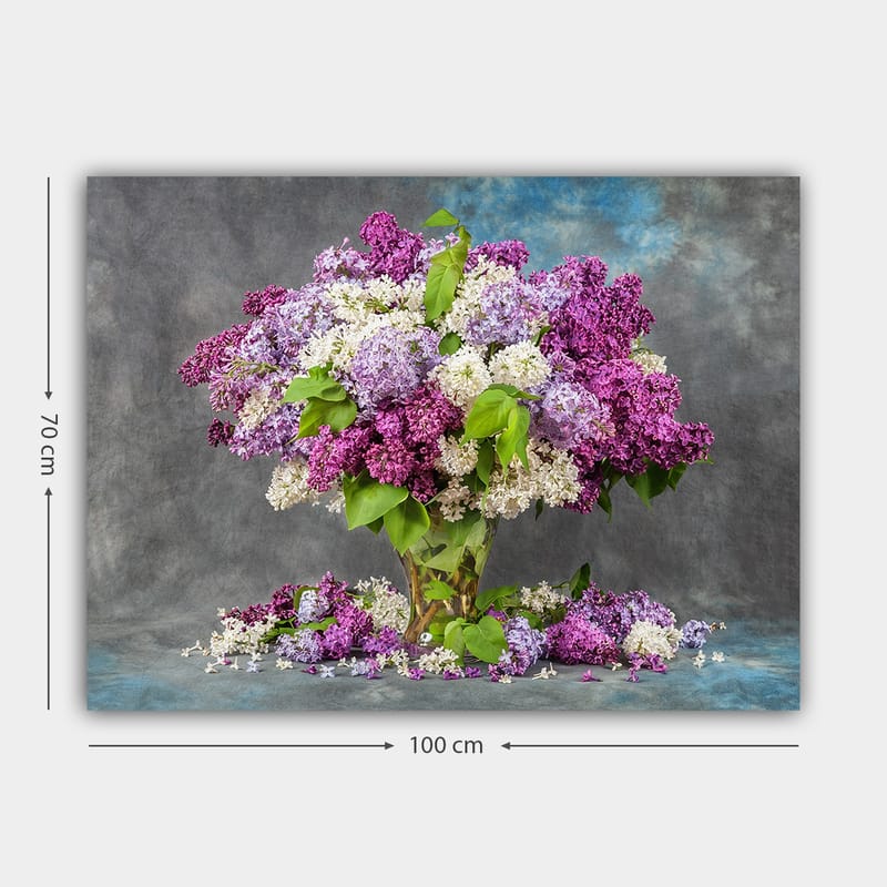 Dekorativ Canvasbillede 70x100 cm - Flerfarvet - Boligtilbehør - Billeder & kunst - Billeder på lærred