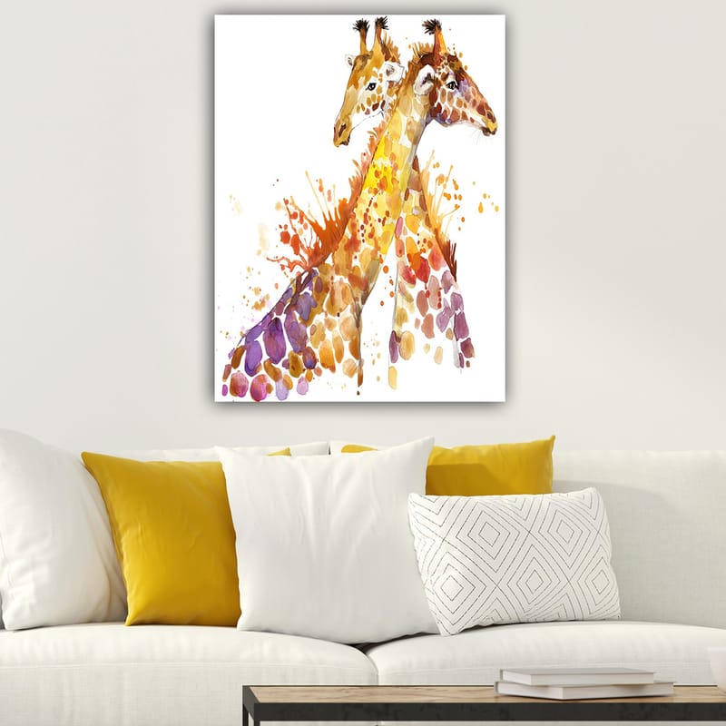 Dekorativ Canvasbillede 70x100 cm - Flerfarvet - Boligtilbehør - Billeder & kunst - Billeder på lærred